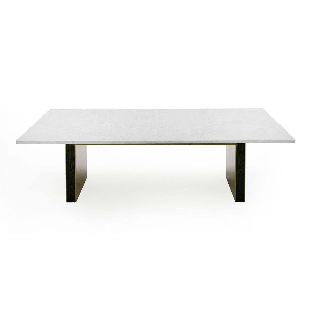 Auer - White Marble & Gold Dining Table by VIG Furniture - View 1