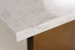 Auer - White Marble & Gold Dining Table by VIG Furniture - View 8