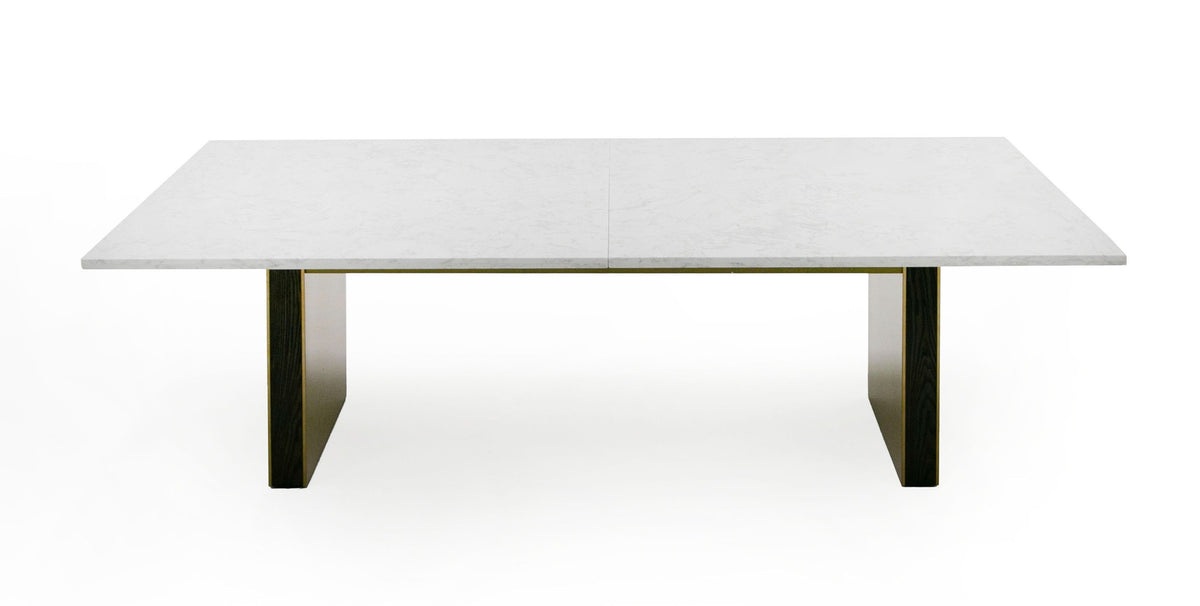 Auer - White Marble & Gold Dining Table by VIG Furniture - View 3