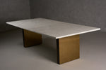 Auer - White Marble & Gold Dining Table by VIG Furniture - View 10