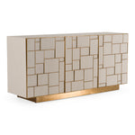 Auer - Mid-Century Modern Cream Ash + Gold Buffet by VIG Furniture - View 3