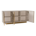 Auer - Mid-Century Modern Cream Ash + Gold Buffet by VIG Furniture - View 6