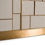 Auer - Mid-Century Modern Cream Ash + Gold Buffet by VIG Furniture - View 7