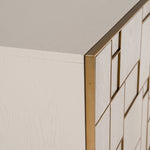 Auer - Mid-Century Modern Cream Ash + Gold Buffet by VIG Furniture - View 8