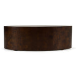 August - Modern Dark Walnut Burl Oval Coffee Table by VIG Furniture - View 1