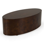 August - Modern Dark Walnut Burl Oval Coffee Table by VIG Furniture - View 5