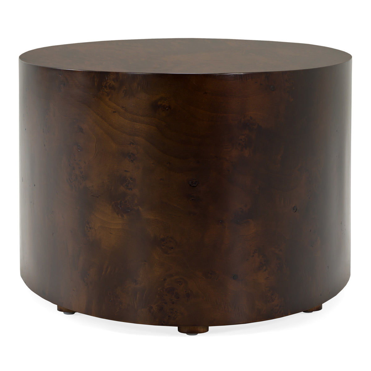 August - Modern Dark Walnut Burl Oval Coffee Table by VIG Furniture - View 3