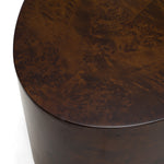 August - Modern Dark Walnut Burl Oval Coffee Table by VIG Furniture - View 4