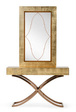 Aversa - Gold Crocodile Console Table & Mirror by VIG Furniture - View 1