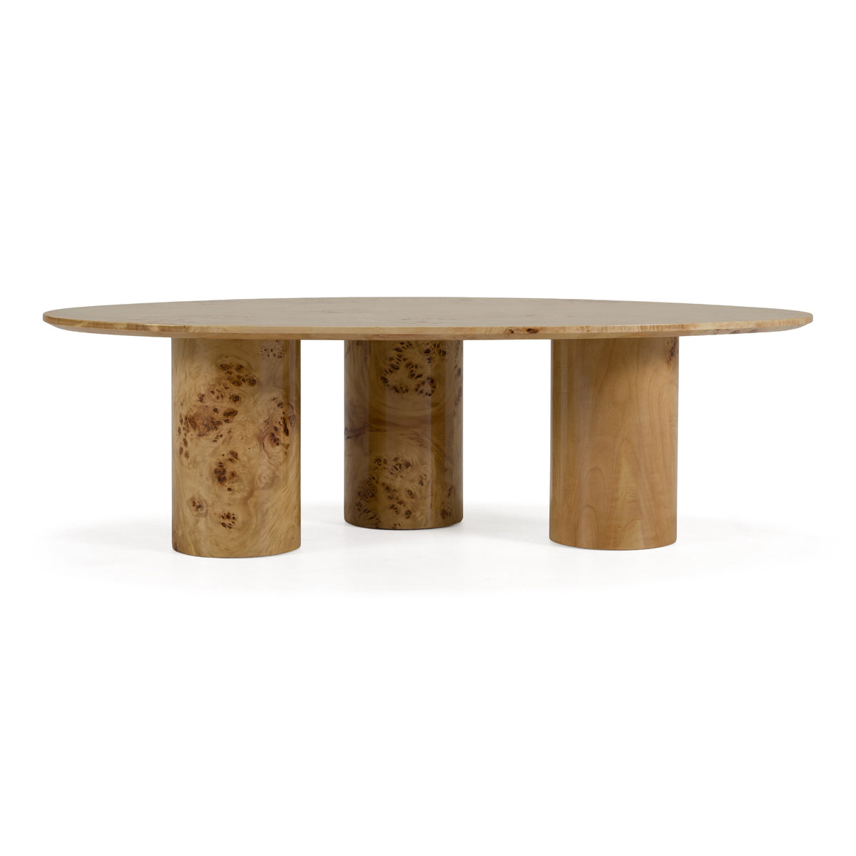 Avril - Modern Burl Freeform Coffee Table by VIG Furniture - View 1