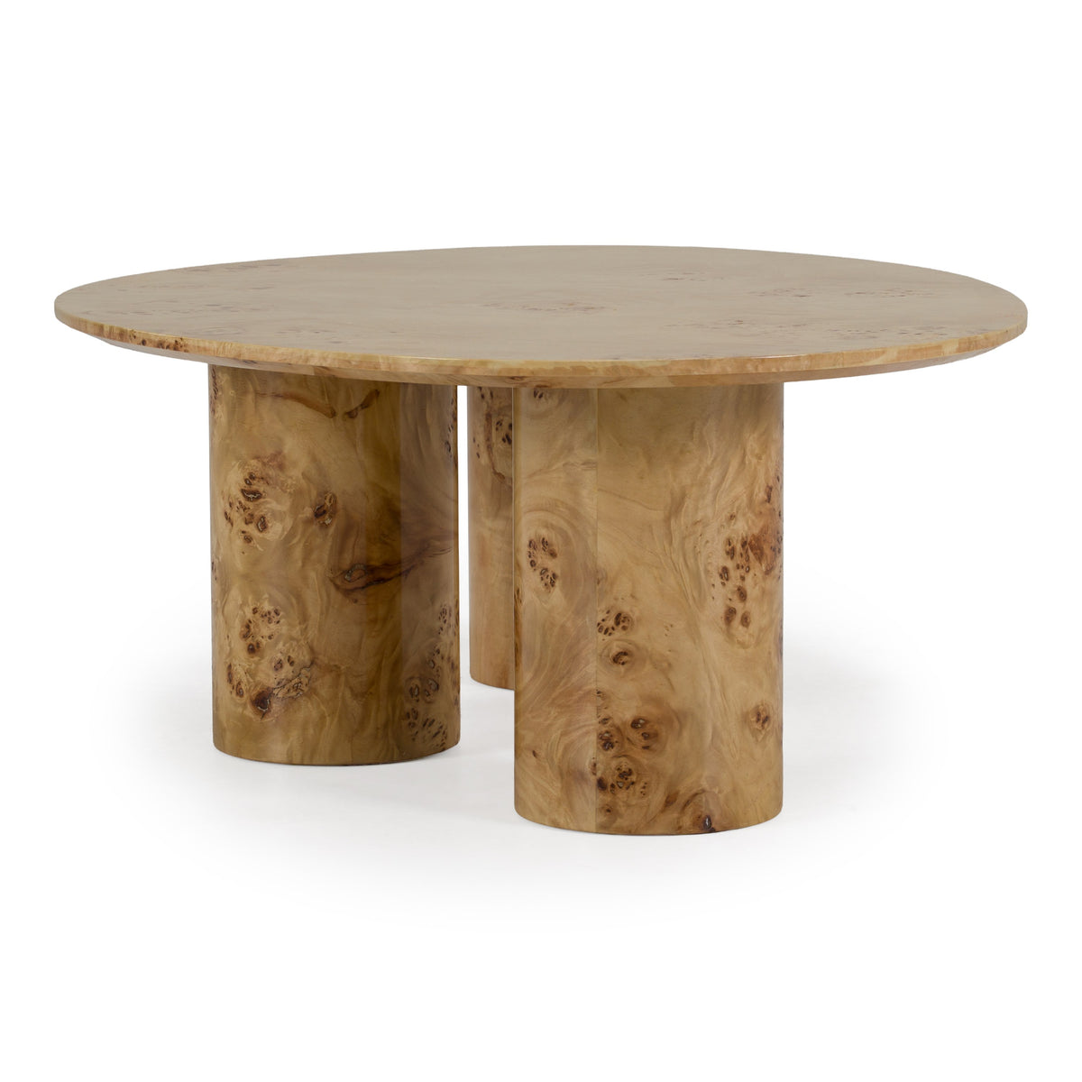 Avril - Modern Burl Freeform Coffee Table by VIG Furniture - View 3