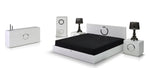 Ovidius - Modern White Crocodile Lacquer Bed by VIG Furniture - View 8