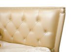 Monica Modern Champagne Leather Bed by VIG Furniture - View 13