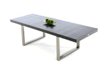 Skyline Modern Black Crocodile Lacquer Extendable Dining Table by VIG Furniture - View 2
