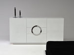 Ovidius - Modern White Crocodile Lacquer Bed by VIG Furniture - View 2