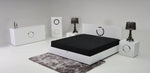 Ovidius - Modern White Crocodile Lacquer Bed by VIG Furniture - View 5