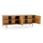 Azteca - Modern White Oak + Black Geometric Pattern Buffet by VIG Furniture - View 3