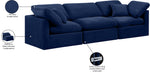 Indulge - Velvet 3 Seat Modular Sofa