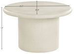 Emara - Concrete And Fiberglass Indoor / Outdoor Coffee Table