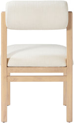 Roundhill - Fabric Dining Chair (Set of 2) - Natural Frame