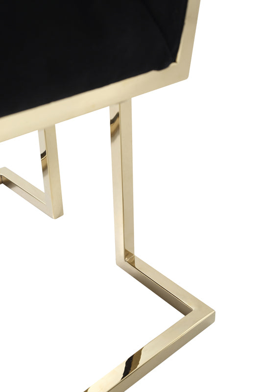 Legend Modern Black & Gold Dining Chair (Set of 2) by VIG Furniture - View 5
