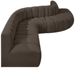 Arc - Boucle Fabric 7 Piece Modular Sofa