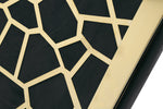 Reba Modern Black Velvet & Gold Dining Chair (Set of 2) by VIG Furniture - View 2