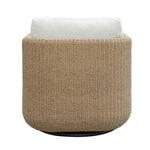 Santorini - Outdoor Swivel Lounge Chair - Brown