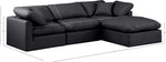 Indulge - Faux Leather 4 Piece Modular Sectional With Chaise