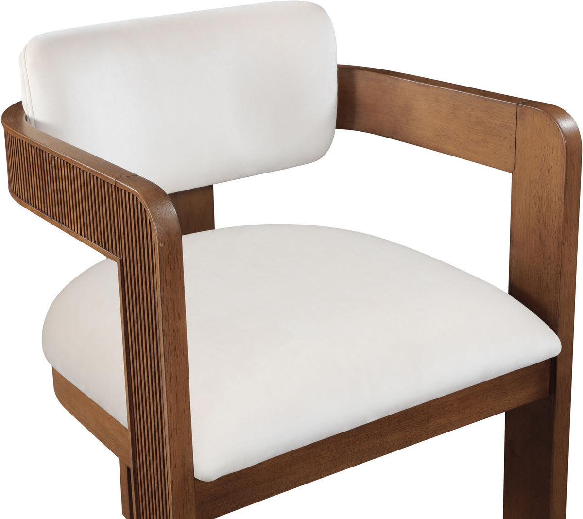 Sacha - Velvet Dining Chair With Brown Base (Set of 2)