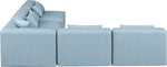 Cube - 5 Piece Modular Corner Armless Sectional