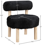 Ambre - Shearling Fabric Accent Chair