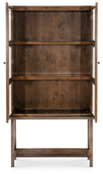 Melange - Mulholland Display Cabinet - Dark Brown