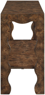 Vassa - Burl Veneer Console Table