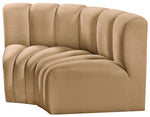 Arc - Velvet 2 Piece Modular Sofa