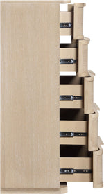 Tiberio - Oak Veneer And Solid Wood Chest
