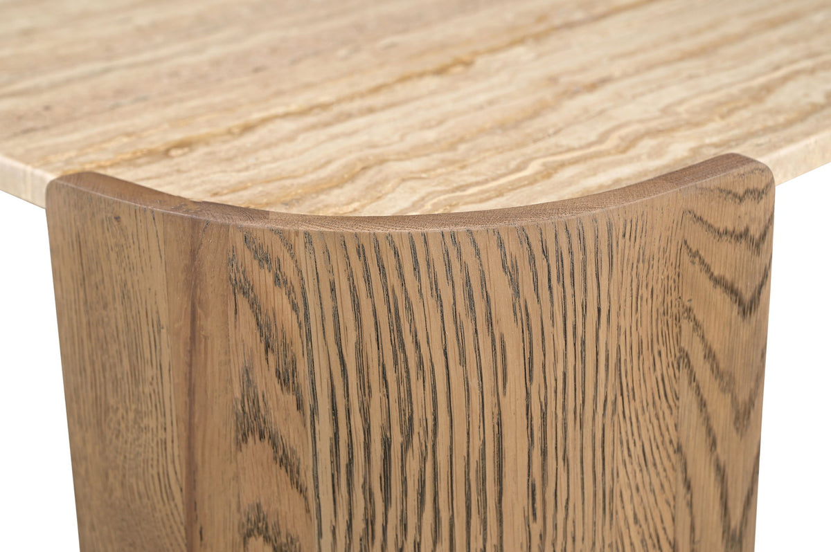 Calabria - Marble And Oak Wood Table