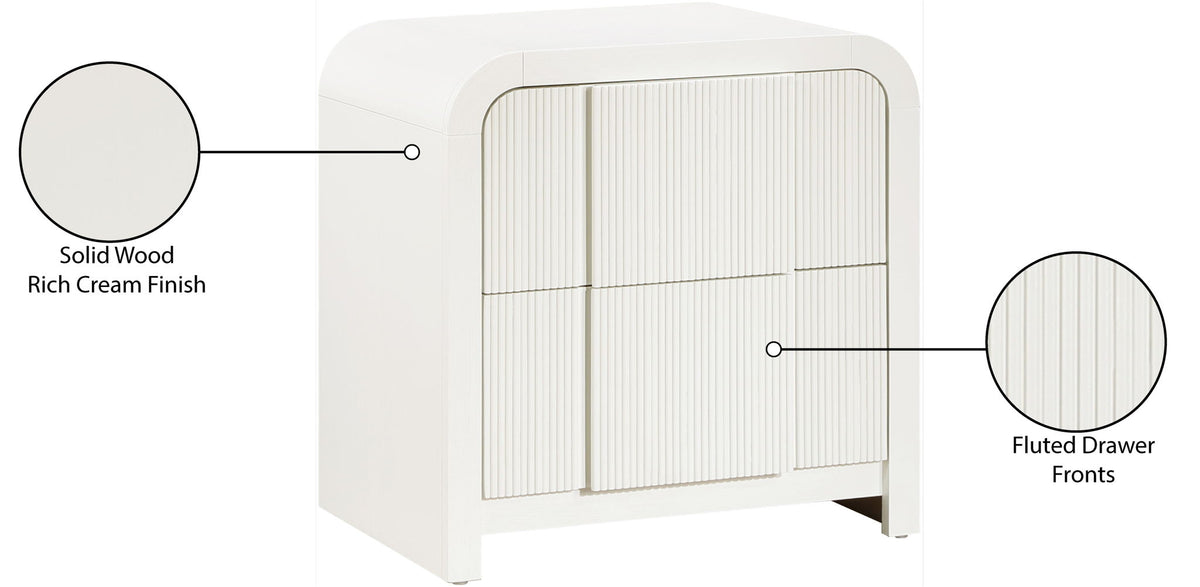 Fluted - Night Stand