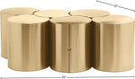 Dimple - 6 Piece Modular Coffee Table