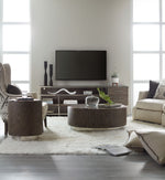 Storia - Round End Table - Dark Gray