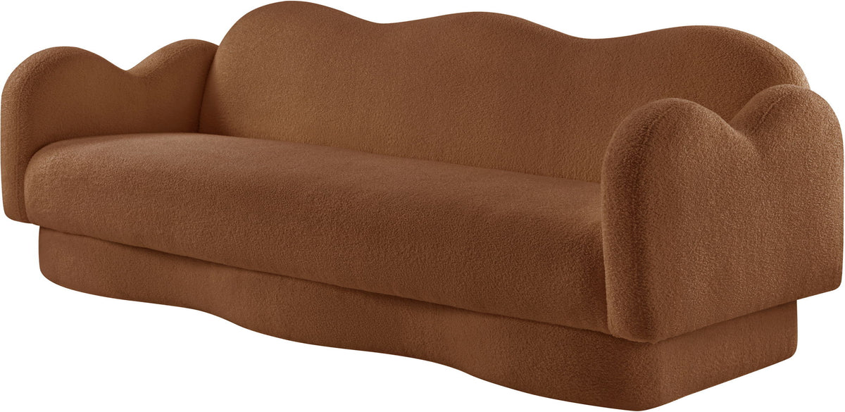 Bloom - Teddy Fabric Sofa - Saddle