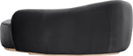 Gustavo - Velvet Upholstered Chaise