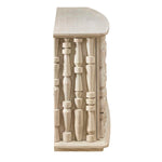 Spindle - 4 Door Cabinet - Woodtone