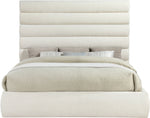 Adam - Chenille Fabric Bed With 70.5" Headboard