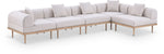Laguna - 5 Piece 106.5" Upholstered Outdoor Patio Modular Sectional