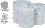 Dimple - 20" 3 Piece Modular End Table - Terazzo Finish