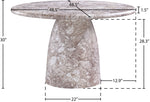 Cosenza - Round Concrete Dining Table