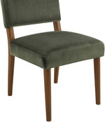 Varinelle - Velvet Dining Chair (Set of 2) - Walnut Frame
