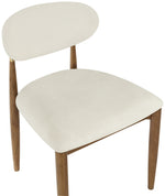 Riccio - Fabric Dining Side Chair (Set of 2) - Walnut Frame