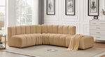 Arc - Velvet 5 Piece Corner Modular Sofa